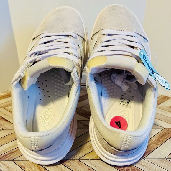 Shop Vans Old Skool Overt ComfyCush in Grey VANS Old Skool Overt Plus CC M 4 W 5.5 Sneakers Gray White ComfyCush VN0A7Q5ELGX